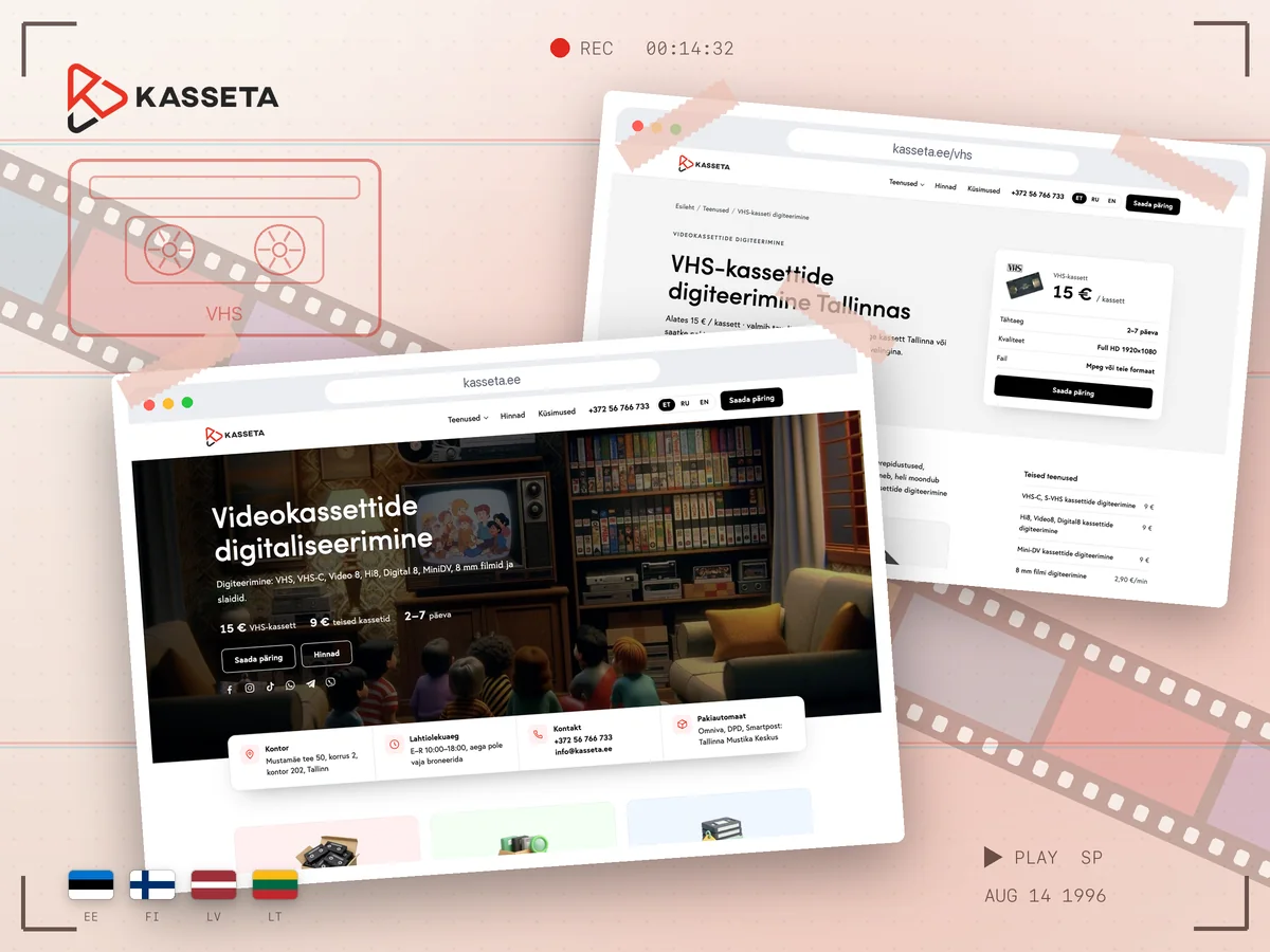 Kasseta website